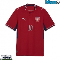 Czech Republic Patrik Schick #10 Replica Home Shirt World Cup 2026 Short Sleeve
